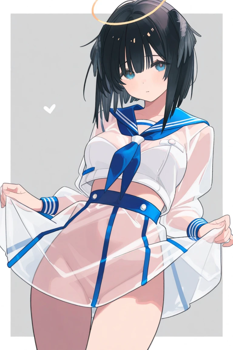 Sailor Boy sitting on the floor in white and blue sailor suit, Kantai Collection Style, Surreal High School Boy, Anime boys are squatting, Wearing white panties, marin kitagawa fanart, Ecchi anime style, Surreal High School Boy, Small curvaceous shota, Realistic Junior High School Boys, anime moe art style, 8K!!, nagatoro
