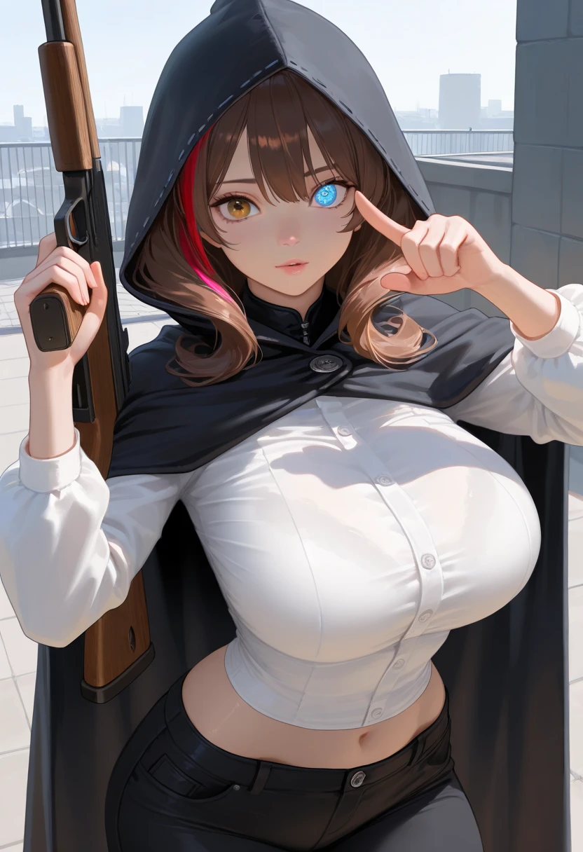 In a dark alley
