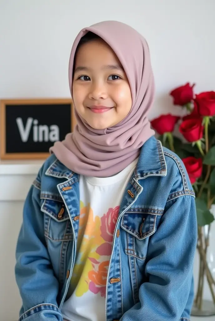 (Wearing Overalls Pastel), (((HIJAB MALAY GIRL))), masutepiece, High quality, UHD 32K, Realistic face, Realistic skin feeling , A Malay Lady, 8 years old, , Very cute and baby-like face, (((FLAT CHEST))), (MATRIX WORLD), ((look In front at the camera and SADNESS)), ((())), (((CUTE GIRL))), ((TRANSPARENT)), ((BLACK LIPS)), ((WHITE LACE)), ((TRANSPARENT)), ((CHUBBY)), (undress).
