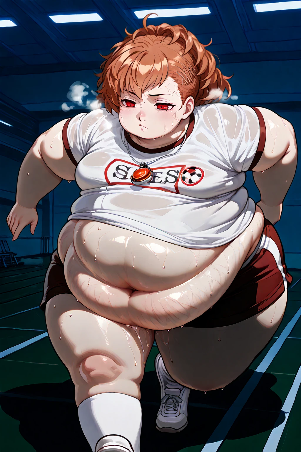 beautiful, chubby, (Bangs hide the eyes), (pudgy face), (naughty), ((high school students!), (handsome), thick, overweight, beefy, (nipples), (cute), (little brat), (naughty brat), (belly button), Chubby body, big belly, Sweaty body, (Smelly body), (fullbody), (sex appeal),(school uniforms) (Wearing a mask), (insidious), (Sinister), (Blind with bangs), (sexly),