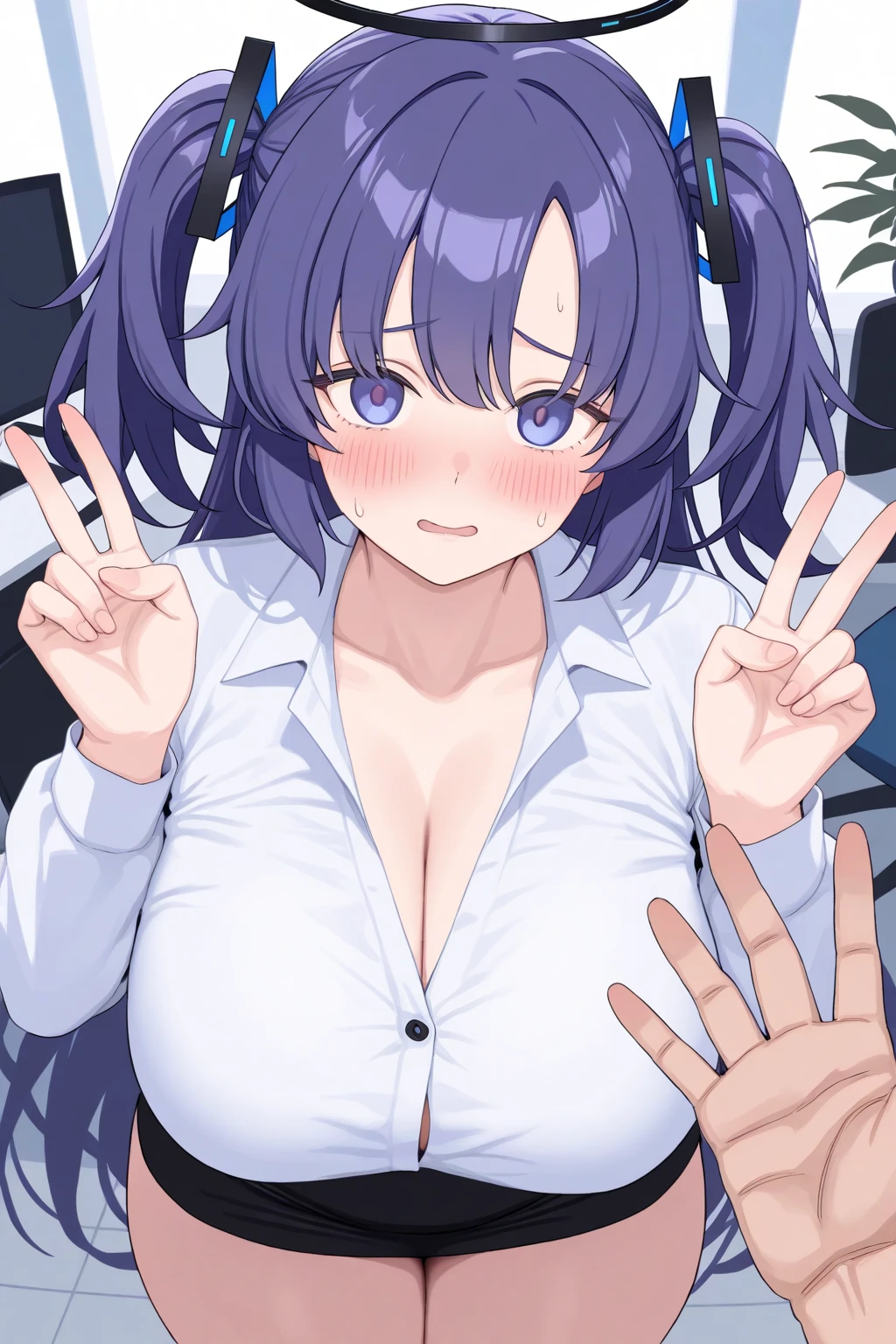(masterpiece、High resolution、high quality、Exquisite detail、Detailed human body、The perfect human body、Shiny latex sexy underwear、パイズリBlowjob、deep throat、Blowjob、POV sex)、Motion Blur:1.2,