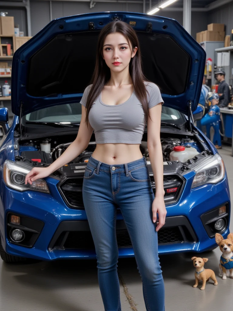 8k, RAW photos, sportrait, best qualtiy, 超高分辨率, realisticlying,
1girll, full bodyesbian, thick thight, red hair, 耳Nipple Ring, choker necklace, The Car, grinning smile, eyeslashes, beauty breast, spread their legs, cinmatic lighting、depth of fields、lens flare glow、