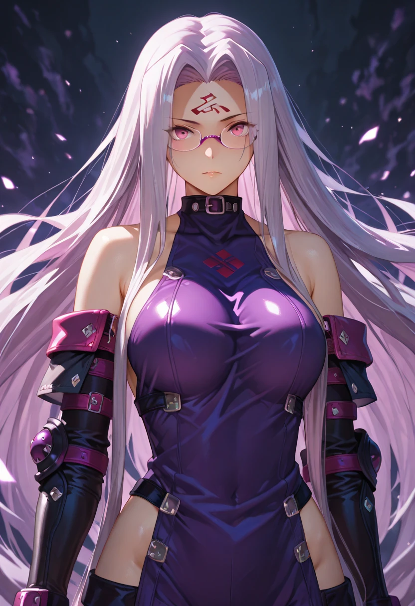 anime girl with white hair and purple eyes holding a knife, ayaka genshin impact, shalltear bloodfallen, from the azur lane videogame, shalltear from overlord, guilty gear strive graphics, cyborg - girl with silver hair, ayaka game genshin impact, characters from azur lane, azur lane style, katana zero video game character