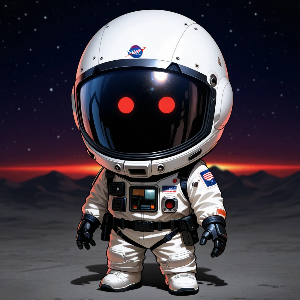 (knitted toy voodoo doll:1.7), (Voodoo Doll on a Lunar Base:1.3), (Clothing: futuristic space suit with lunar dust:1.0), (Accessories: enchanted moon rock emitting a silver glow, floating scientific instruments:1.2), (background: advanced lunar base with domes, rovers, and the Earth in the sky:1.2), best quality, masterpiece, detailed soft oil painting, detailed background, dramatic cinematic lighting, soft edge lighting, professional, dramatic lighting, hard edge lighting, ultra quality, 4k,masterpiece, best quality, 8k, ultra highres, highres, extremely detailed