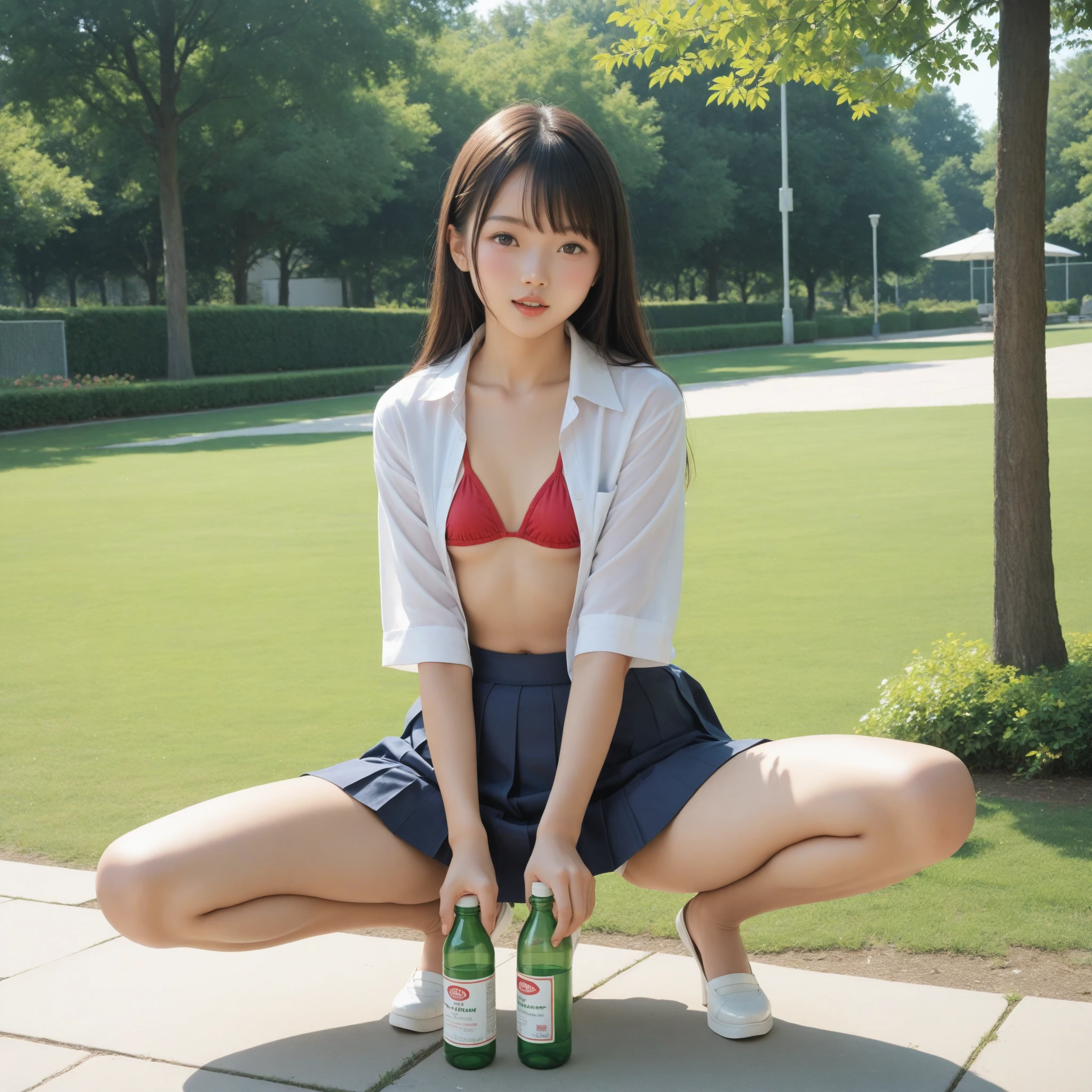 (masterpiece),best quality,good anatomy, shuimobysim,(1 girl:1), (upper body),(smile),short hair,(hanfu),(ecchi0.5), (trees:0.5), (flowers:0.6) ,(wooden house:0.2),(bamboo forest:0.2),(creek:0.2),(river:0.2),