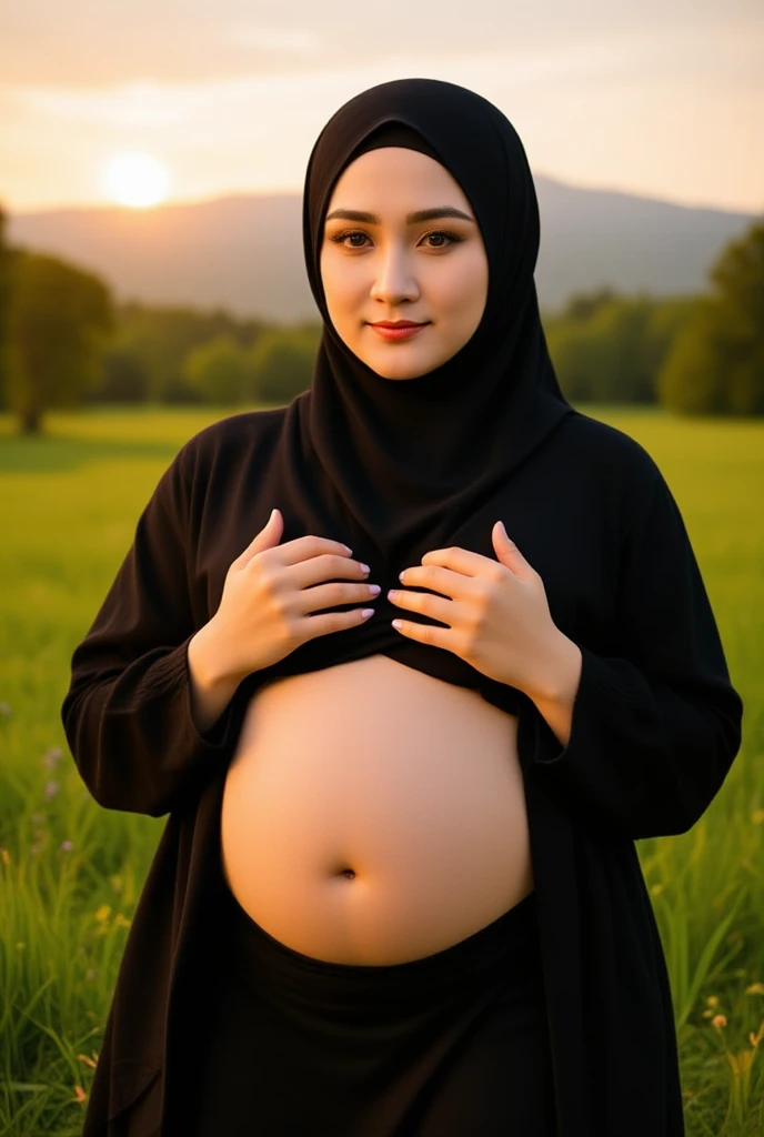 beautiful Indonesian High school girl , (white hijab), young, seragamsmahijab, school, full body naked pregnant ,realistic, photorealistic, photo-realistic:1.37, (best quality,8k,highres,masterpiece:1.2),ultra-detailed,HDR,UHD,studio lighting,extreme detail description,professional,vivid colors