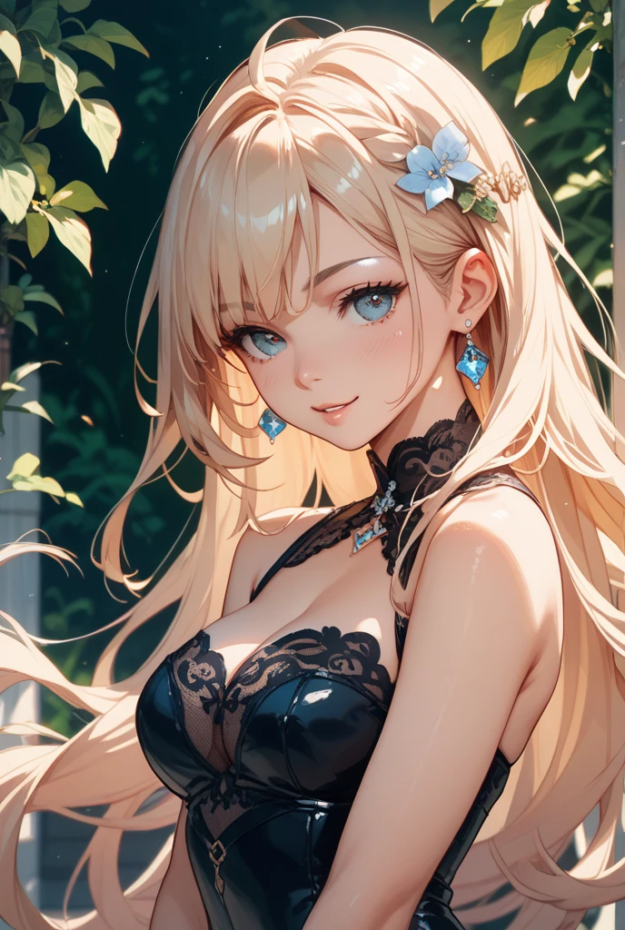 最high quality、best image quality、masterpiece、teenage girl((18-year-old、 By becoming、vest bust、medium bust,wide open breast tea、black eye, blonde hair、Habitual hair、long hair、thin,highest valley、blue shorts、attractive face、heart tattoo、black aloha shirt、sweating、like、Sleep on the ground、hair blowing in the wind)),high quality、beautiful art、background((Hawaii、Waikiki、Palm tree、beach、sunset))debris flies、Depth of written boundary、movie、visual art、perfect art、8K,genuine