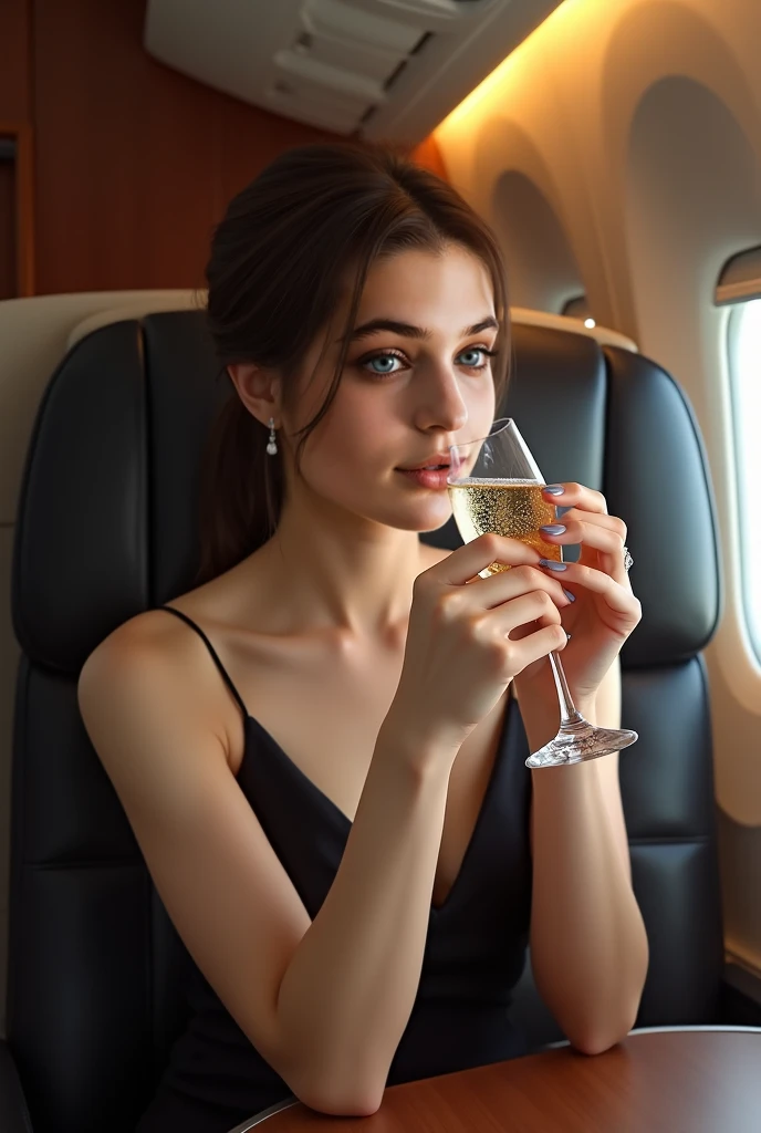 araffe woman sitting on a chair holding a glass of wine, Style of Julia Razumova, she holds a glass of wine, Aleksandra Waliszewska, al estilo de kyrill kotashev, Anna Nikonova aka Newmilky, Anastasia Ovchinnikova, Angelina Stroganova, Dasha Taran, Victoria Gavrilenko