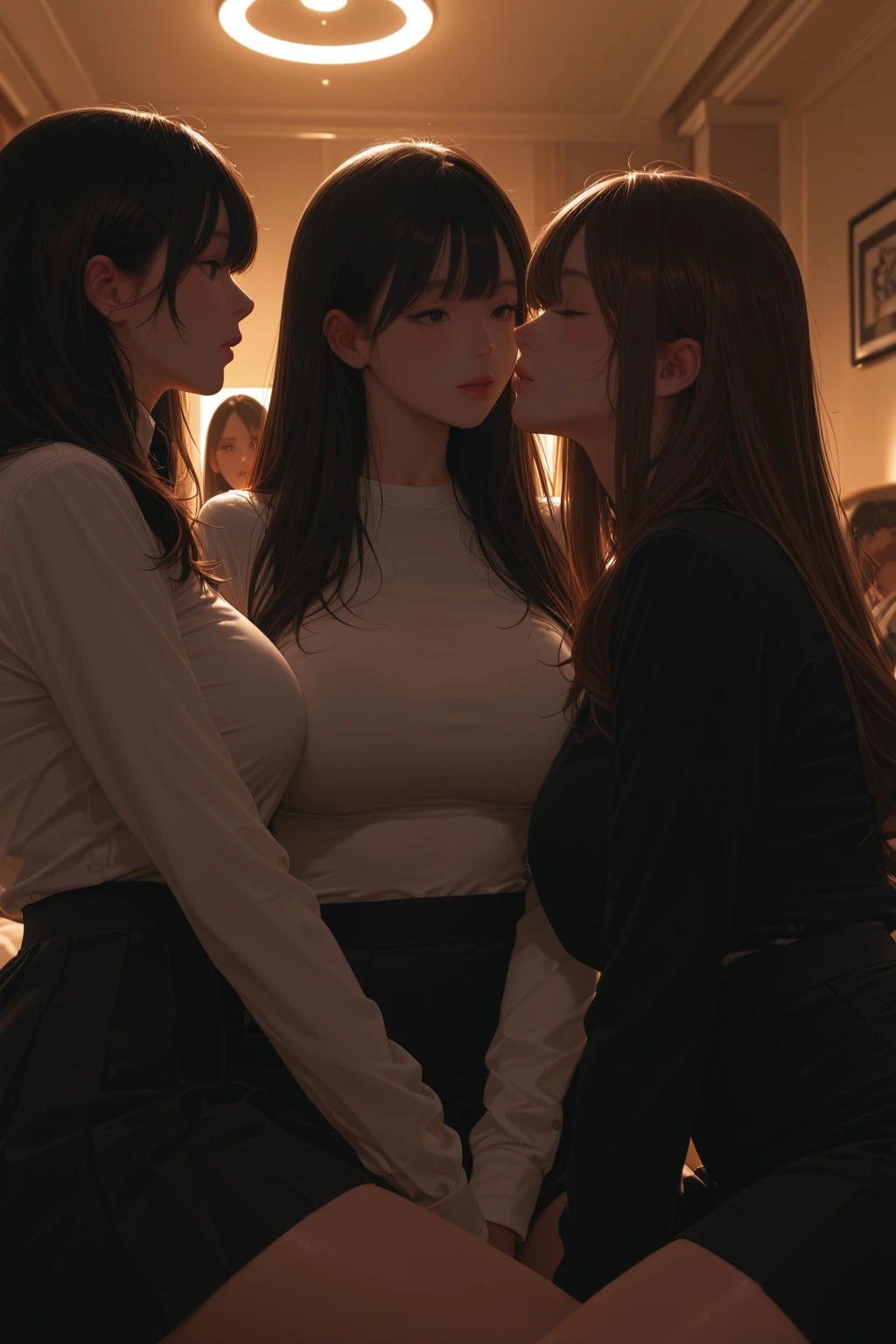 Mature Women、large boob、Saggy、10 Women、Maids、Lesbian kiss