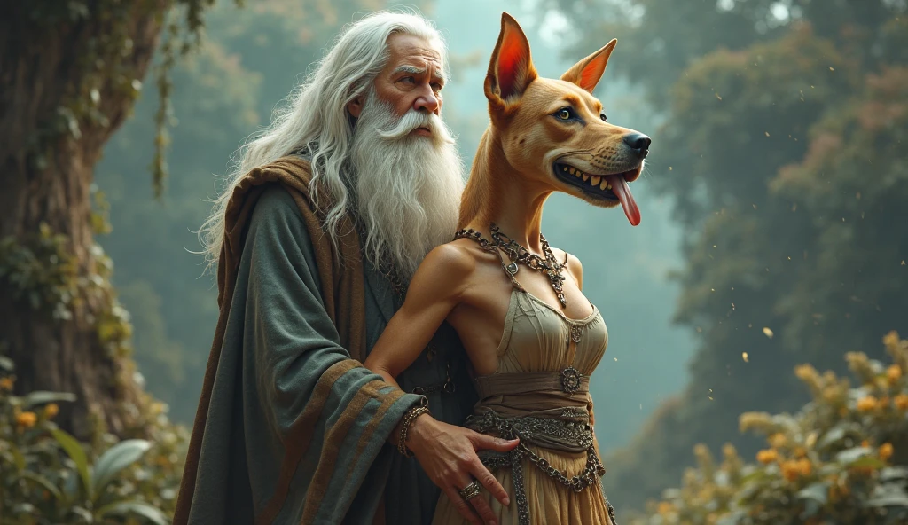 six naked womans in market, sit, stand, knree, lie,  man, white hair, hairy torso, fantasy, intricate, elegant, highly detailed, digital painting, artstation, concept art, smooth, sharp focus, illustration , man, shepherd holding a stick, wandering, and dogs and birds, blood, dirty clothes, shepherd holding a stick,, white hair,  hairy torso, fantasy, intricate, elegant, highly detailed, digital painting, artstation, concept art, smooth, sharp focus, illustration,