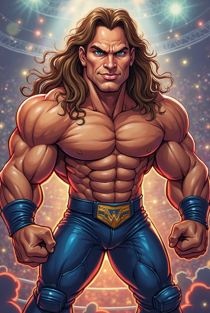 Brian Blessed as Prince Vultan, wearing speedo, massively muscular & hairy chest, masterpiece, dramatic film star pose