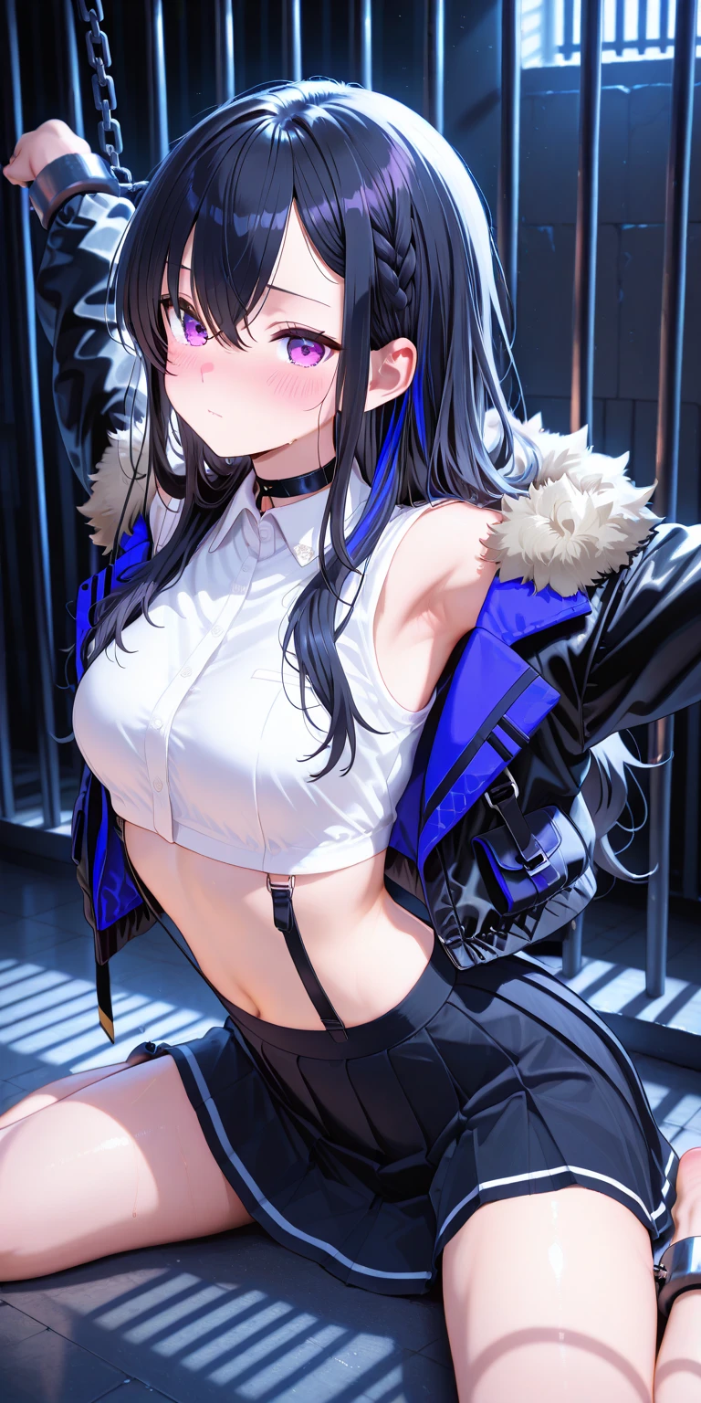 ((dark blue hair,,long hair,blue eyes)),pointy ears,elf,,dress