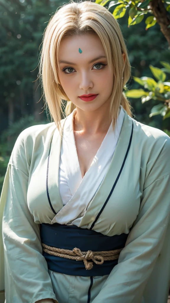 tiefling:1.2, alone, One girl, Small horn, 10 inches tall, Long Hair, whiteの髪, white colored skin, lips,sexyな牙、 Full body, jewelry, kimono, Blurred background, Realistic:1.3, Depth of written boundary, Forest stream, (Perfect body, Beautiful Face, eye shadow, Beautiful red eyes, Detailed face), (sexy, Fascinating), (photoRealistic:1.6), (Mature Adult:1.25) white colored skin (white_skin)