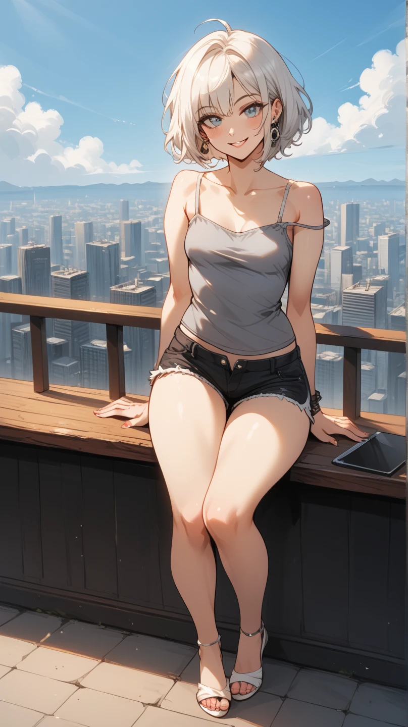 Giantess mini city barefoot