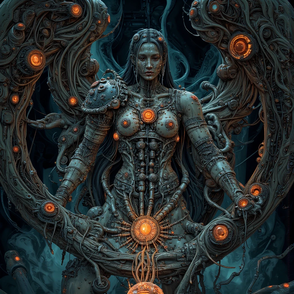 horror art, dread, unity 8k wallpaper, ultra detailed, beautiful and aesthetic, masterpiece, best quality, (zentangle, mandala, tangle, entangle) intricate, highly detailed, artstation, behance, deviantart featured, phx, <lora:phxhorror-000015:1>