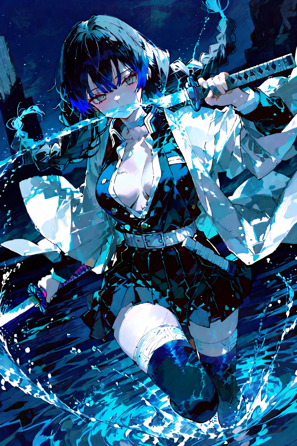 ((Very detailed)), Genshin Impact ((Yeran)), Soft lighting,  Perfect human hand,Woman in a relaxed pose)) , Perfect body curves, Tabletop, 4K, Center chest detail, Perfect Face, (20-year-old) , Fits your body type,  ゴージャスなPerfect Face, Open your mouth, Realistic style and ultra-detailed rendering, Surrealism, Ultra-realistic oil, Contour Shadow Process Body Portrait)), Sweaty,Spread your legs,Spread your legs,sit in a squatting position,Water flows between my legs,soaked through,puddle,Water springs up,Close one eye,Accept,Vigorous gushing water,The face of someone who has reached the limit of his patience,Drooling,Sensual face,The perfect human body,Sexy Body