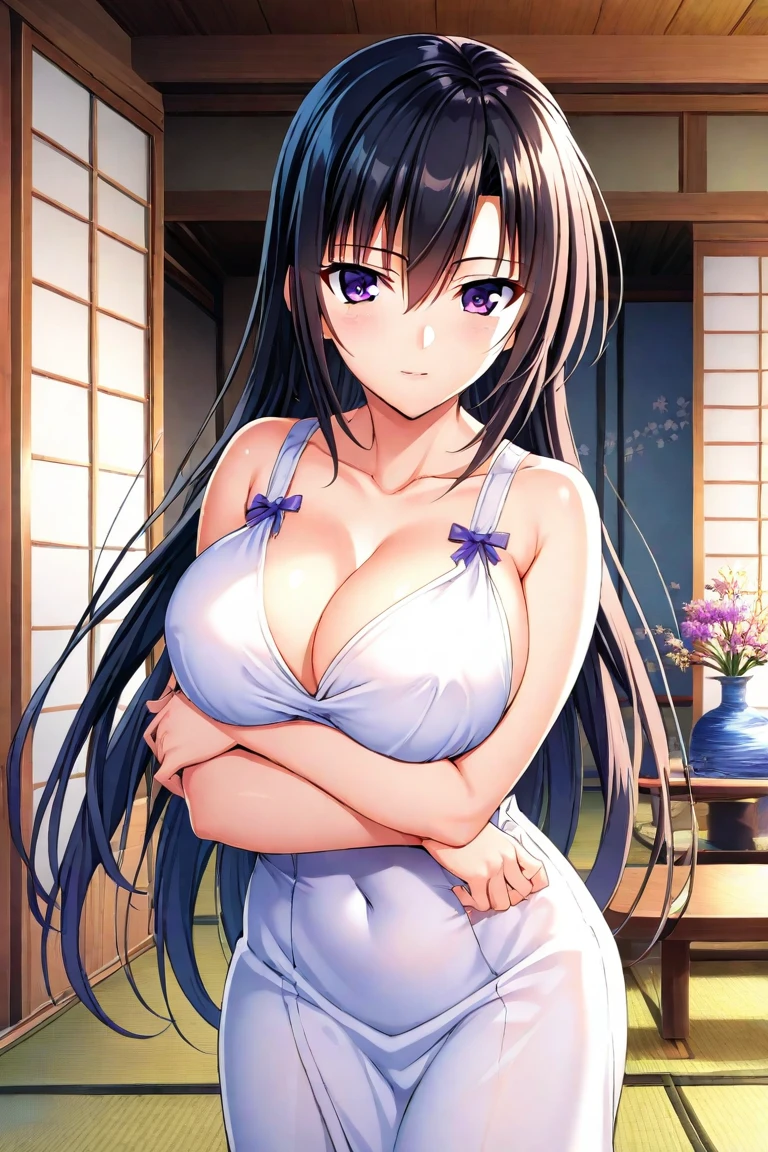 naked apron,1 girl,20 years old, ,large Chest, Young women,Fair Finger,Fair long legs,Fair Body,Fair Nose,Fair character design, Perfect eyes, perfect Face,expressive eyes, looking at the audience,(leading_Body),(Focus on her Face), Official Art,Extremely detailed CG unity 8k wallpaper, Perfect Lighting,rich and colorful, bright_front_Face_Light,發Light的皮膚, (masterpiece:1.0),(the best_quality:1.0), Ultra-high resolution,4k,Super detailed, photography, 8K, HDR, high resolution, absurd:1.2, Kodak Portrait 400, Film Grain, Blurred background, Bokeh:1.2, 鏡頭Light暈, (Full of energy_color:1.2) (Fair,Target_Chest:1.2), (Fair_Face:1.5),(narrow_waist)