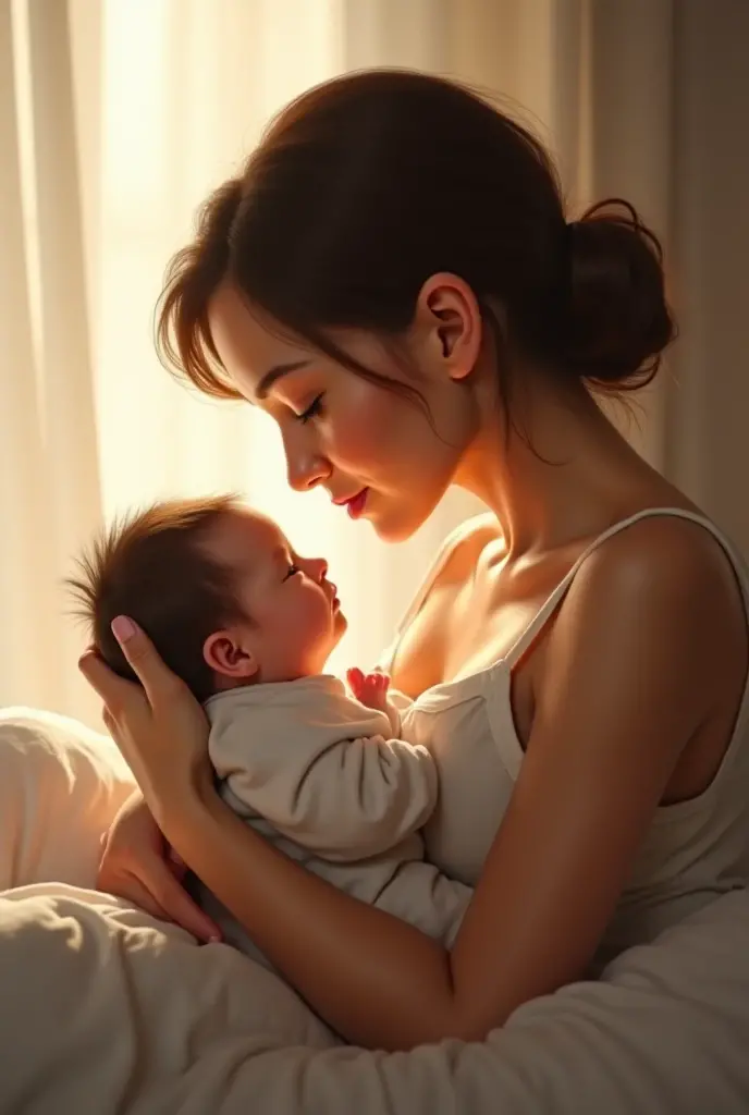 Boobs
With a baby