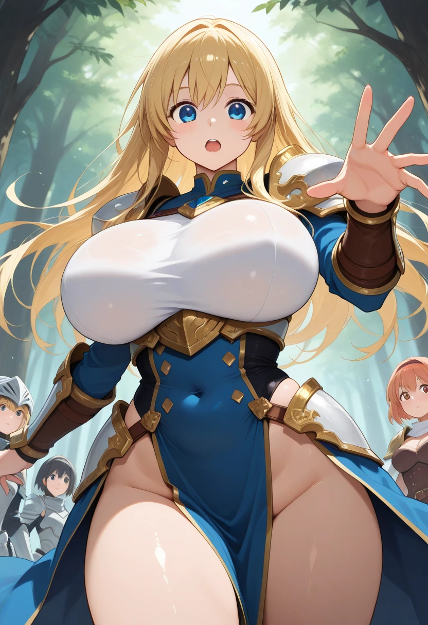 Ultra-high definition image quality、beautiful girl、Female Swordsman、Light Armor、Greeboots、Long Hair、blonde、20-year-old、Be confident々face、Very short tight skirt、Sexy posture、Cowgirl、wilderness、Highest quality,Big Ass、Big Breasts、Thighs、Holy Sword Excalibur、pure white, Richly decorated panties、Her hair is fluttering in the wind、Big Ass、Valkyrie the War Maiden、Crotch close-up、Angle from directly below、Squat with your legs apart、Squat with your legs apart、Shift panties and insert penis、Sex、Cowgirl、Inserting a penis into the vagina、感じているface、blush、Intense hip piston、Amazingly swaying breasts、Raped by Goblins、Goblin's penis、ゴブリンとSex、Goblins grab my arms and legs、Being restrained