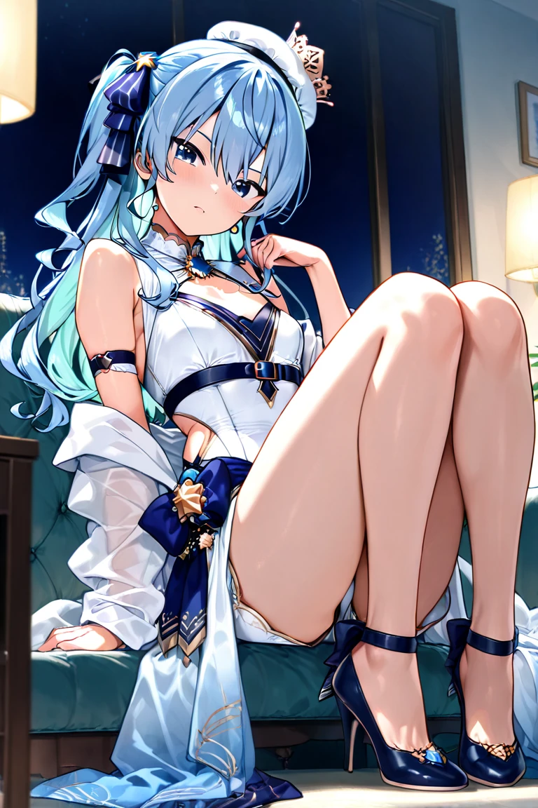 Love Live adult Kanan Matsuura, masterpiece, highest quality, gloss, fantastic background, attire randum, desire