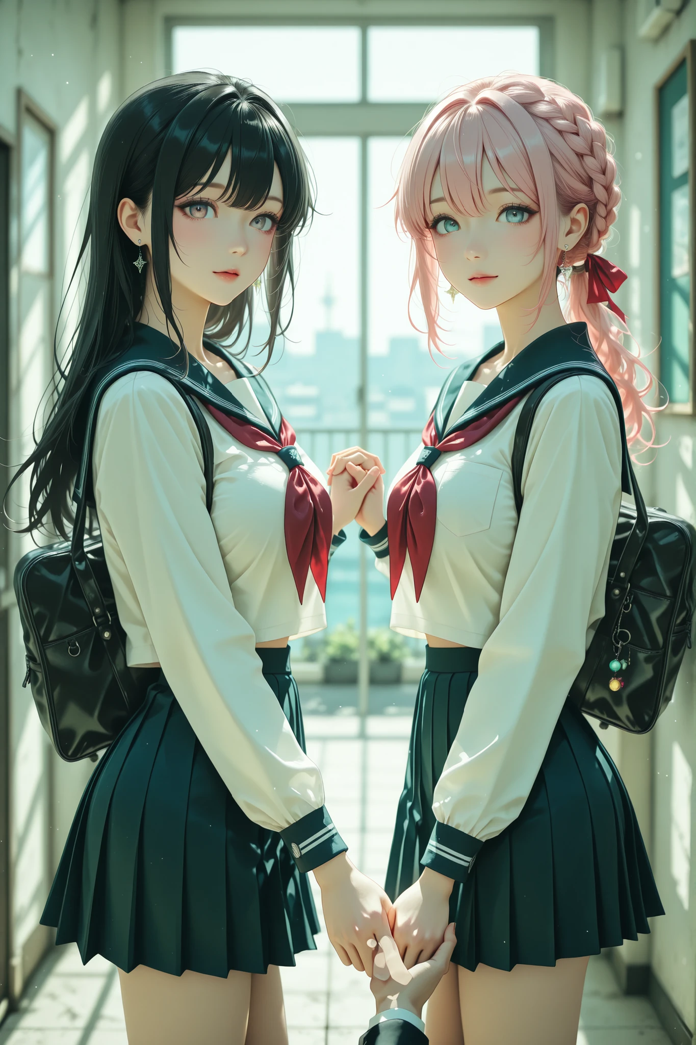 Dinosaurs and high school girl chimeras