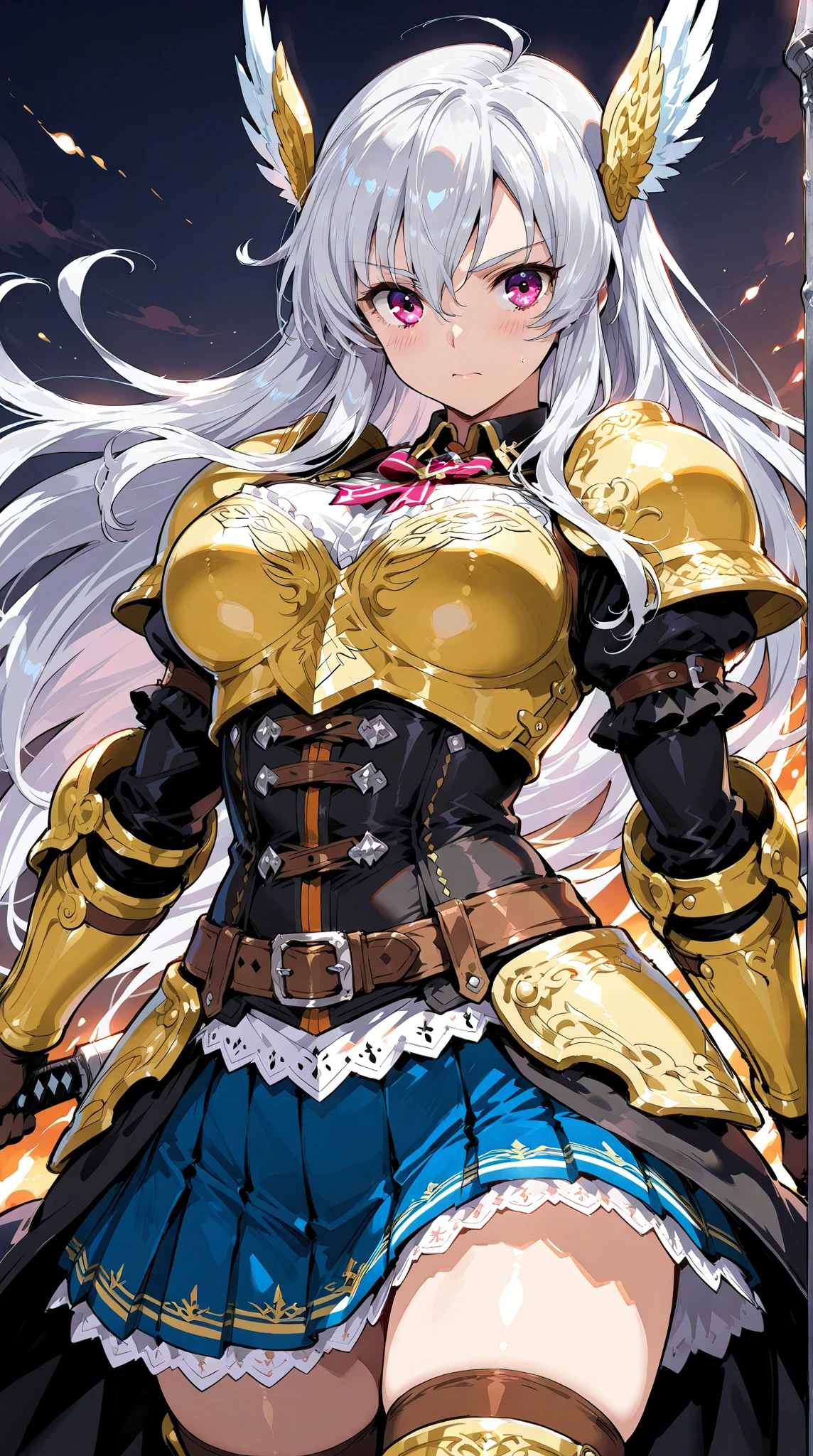 (small breasts:1.2), (perky chest:1.2), (pointed chest:1.2), (Pudding cake magazine cover:1.3),(from above:1.0),(fromside:0.9),masterpiece, 1girl, Amazing Cleavage:1.1, thin waist, optimum,tmasterpiece,hight resolution,best qualtiy,hyper HD,super detailing,awardwinning,16 K，solo,(The upper part of the body),anatomy correct,Beautiful cyberpunk girl，Cowboy Shot,cute face,a blond,Longhaire,Twin-tailed,Braids, Hairline,（scarlet eyes）,long eyelasher,Hanging eye corners,White skin of the,shoot from the side, ((see through camisole:0.1)), ((Sheer nipples:1.0)),Rocket Tits,(Slim body),smile,seductive weak smiling,(with sparkling eyes and a contagious smile),open mouth, Looking at Viewer,