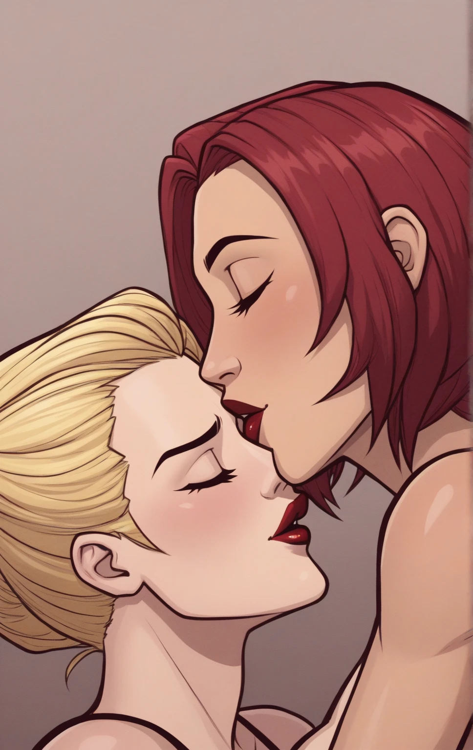 two girls practicing oral sex