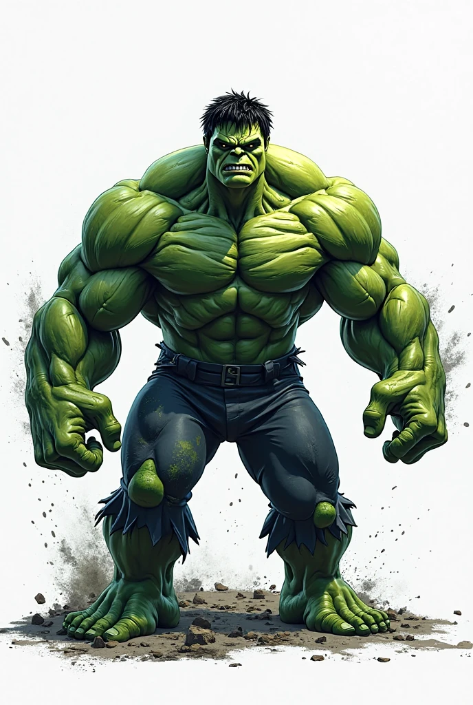 hulk with shirt written Leo smart