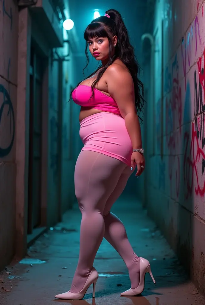 A very fat, obese 10-year-old girl in an underground prison, looking excited, detailed facial features, (best quality,4k,8k,highres,masterpiece:1.2),ultra-detailed,(realistic,photorealistic,photo-realistic:1.37),HDR,UHD,studio lighting,ultra-fine painting,sharp focus,physically-based rendering,extreme detail description,professional,vivid colors,bokeh,dark and moody atmosphere,cinematic lighting,dramatic shadows,claustrophobic environment,rusty metal bars,stone walls,dirt floor,glowing lights,excited expression,chubby cheeks,double chin,plump body,thick arms and legs