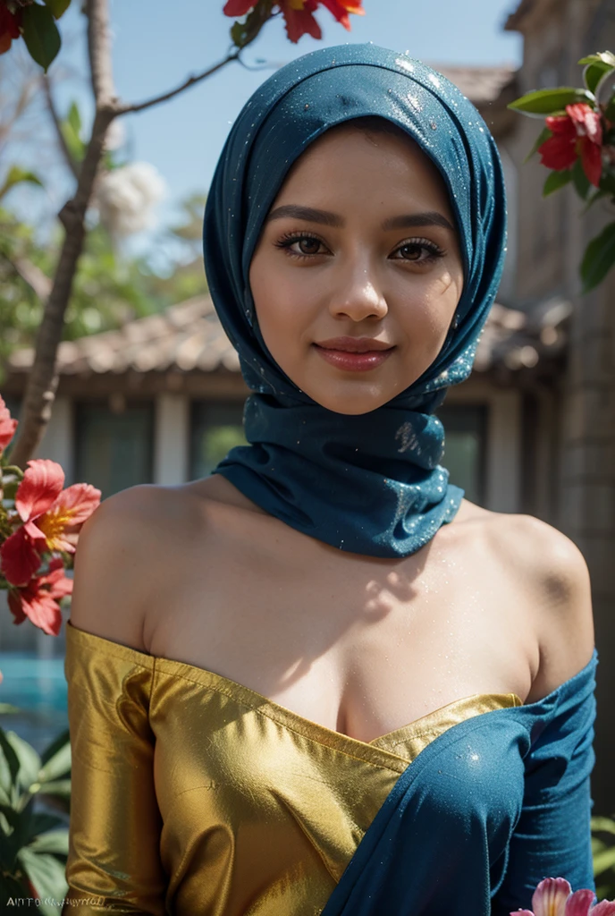 ((thick lips:1.7)), (((CHUBBY))), chubby, chubby & bbw, chubby & fatty, Lace, (Happy smile), (((HIJAB MALAY GIRL))), masutepiece, High quality, UHD 32K, Realistic face, Realistic skin feeling , A Japanese Lady, 8 years old, , Very cute and baby-like face, (((FLAT CHEST))), (Night time at forest), ((look In front at the camera and SADNESS)), (((FLUORESCENCE))), (((CUTE GIRL))), ((YELLOW LIPS)), ((Floral Pattern)) little wearing strapless bra, strapless colorful bra, dark night horror scary place (from behind up) seductive pose, a very fluorescent green atmosphere