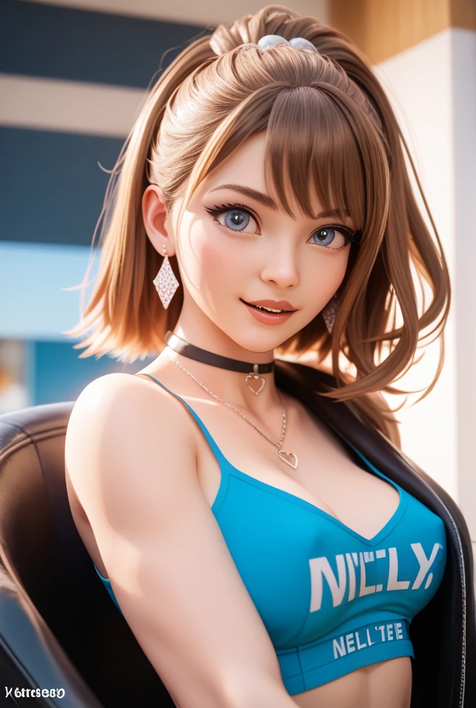 (ultra realistic,32k, masterpiece:1.2),(high detailed skin:1.1),( high quality:1.1),
<lora:vanessadoof:0.5>vanessadoof,depressed, brown hair, blue eyes, tank top, tank halter, leggings, city park, palms, sunshine, blurry background,, huge breast,large breast,(looking at viewer, sitting, crossed legs, from above:1.1),, <lora:add_detail:0.79>,
(soft shaded:1.1),
