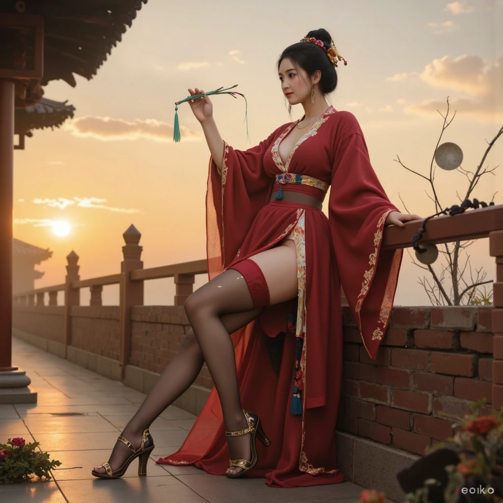 Umalinda warrior sexy, pretty face, Delicious Company, Alluring figure, Wearing a sexy open kimono. The artwork is created in a medium reminiscent of Japanese ink paintings....., 具有大胆的笔触和Monochromatic color palette. artist'Masterful technique reveals the intensity and power of the image'sense of presence,with the highest quality, Perfectly capture every detail with ultra-high resolution. Textures and intricate patterns on kimonos are rendered with extreme precision. Lighting is carefully designed,Enhance drama, Features deep shadows and subtle highlights. General, The artwork exudes elegance and power, Combining traditional Japanese aesthetics with a modern feel. Monochromatic color palette, Combine details, Create captivating and immersive experiences for your audience.