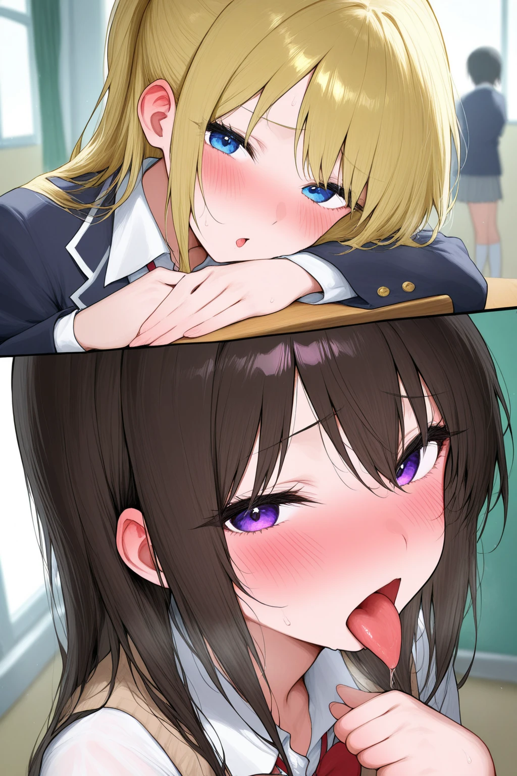 ((Vulgarity:1.17,hentai:1.36)),asuna/Asuna(sao-alo) / Sword Art Online,Seeding uncle and NTR mature woman sex,[NSFW Support]，Blindfold,shibari,Cleavage，uniform,Remove underwear,((Big Breasts)),((Big Ass)),Ahegao,Excessive sweating,Flushing of the skin、((Sex with an orc and ejaculation:1.3)),((Cum on face and chest:1.3)),((Have sex with a lot of guys:1.3)),((Anal vibrator:1.4)),((Prostitute:1.5)),((Fellatio Service:1.6)),Perfect lighting,Perfect body,Random facial expressions,リザードマンにrapeされる,Dynamic pose,((rape:1.3)),((Cum deep down my throat:1.3)),((Exposed breasts:0.7)),((Anal sex with a lizardman:0.8)),((A man touches my breasts:0.7)),((Serving with breasts:1.3)),Kiss of submission,Woman Drowning in Pleasure,Shoot the aphrodisiac,((Semen in the hair)),Sex service in the kitchen,Standing doggy style,SEX MACHINE,Being touched all over the body,Being attacked by beasts,Multi-person sex,Brainwashed Sex,3 hole sex