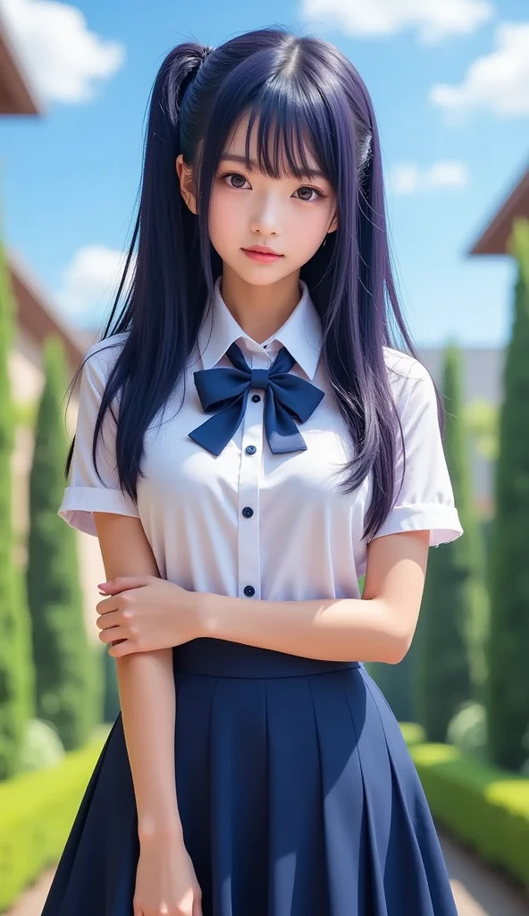 ((Highest quality、8k、masterpiece:1.3))、Dramatic lighting、Beautiful woman、girl、Huge boobs:1.3、(Strong Abs、Slim figure:1.1)、classroom、On the desk、Well deep、Highly detailed fingers、Fingers5Book、非常にDetailed face、Detailed Lip、Detailed eyes、double eyelid、Huge 、Big Breasts、Beautiful waist、Beautiful woman、とてもBig Breasts、super Big Breasts、Gal、Heavy makeup、ややBig Breasts、She has quite Big Breasts、blonde hair、blonde、Long Hair、Uniform appearance、high school girl uniform、mini skirt、whole body写真、Sitting cross-legged、Angle from below、Photo from below、I can see up to my ankles、Spread your legs、No pants、The female genitalia are in full view、masterpiece, Highest quality, 8k, 若くて美しいgirl, Baby Face、着衣Big Breasts、((((whole body))))((((((10 years old)))))),((Large Breasts:1.3)), photo shoot, Cute Face, Thighs、smile, 10 generations, Detailed face, Background blur、Long Hair、Black Hair、超Big Breasts、Huge乳房、Cleavage、Tight waist,(((((Cleavage))))((((Navy Pleated Skirt))))(((((Cleavage))))mini skirt((White collared shirt))mini skirt、Navy Pleated Skirt、high school girl、necklace、Black socks