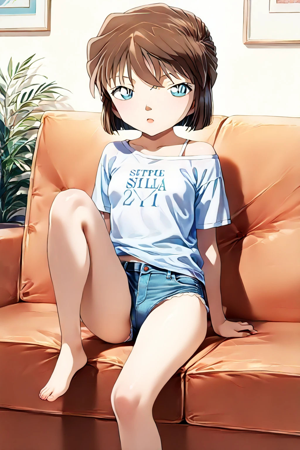 (masterpiece), 1girl, pale skin, blonde hair, short hair, blue eyes,