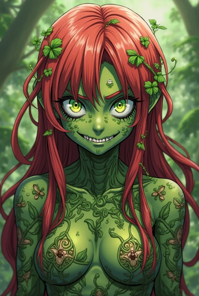 (street Fighter 2 16 bit game) DC character 'poison ivy' has animated plant (thorn,vine,flower) beasts to demolish a horde of zombie (rotten people) emerging from a swap, moonlit swamp, show the epic battle of plants vs. zombies, (bonus round destroy as many zombies as you can with Poison Ivy's plant lash attack)
