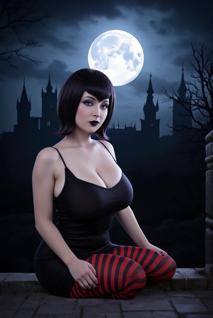 Chibi, showing fake tits and wet pussy, awesome body display 1.2, nudes open legs, heels , lingerie and full moon,