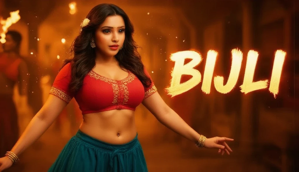 Make it real, realistic, savita bhabhi, deep navel, covered by ribbons, no dress, nsfw:1.4