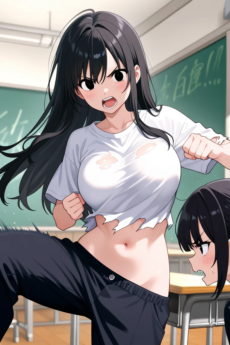 nsfw,High quality,1 woman, Beautiful woman,High-definition illustrations,Masterpiece,40yd old,milf woman,Wear jeans,Black Hair,mother,drooling,Medium breasts,beauty breasts,fall into pleasure,spoken japanese,Cuckold face,Cuckold sex,Glossy mature milf,Being raped by multiple men,another hands nipples tweak,over cum on the whole body,sexy fashion,another man licking my body,vaginal electric vibrator, (spread arms, grabbing breasts, grabbing from behind),spread regs,deep kissing a man,モーションブラー