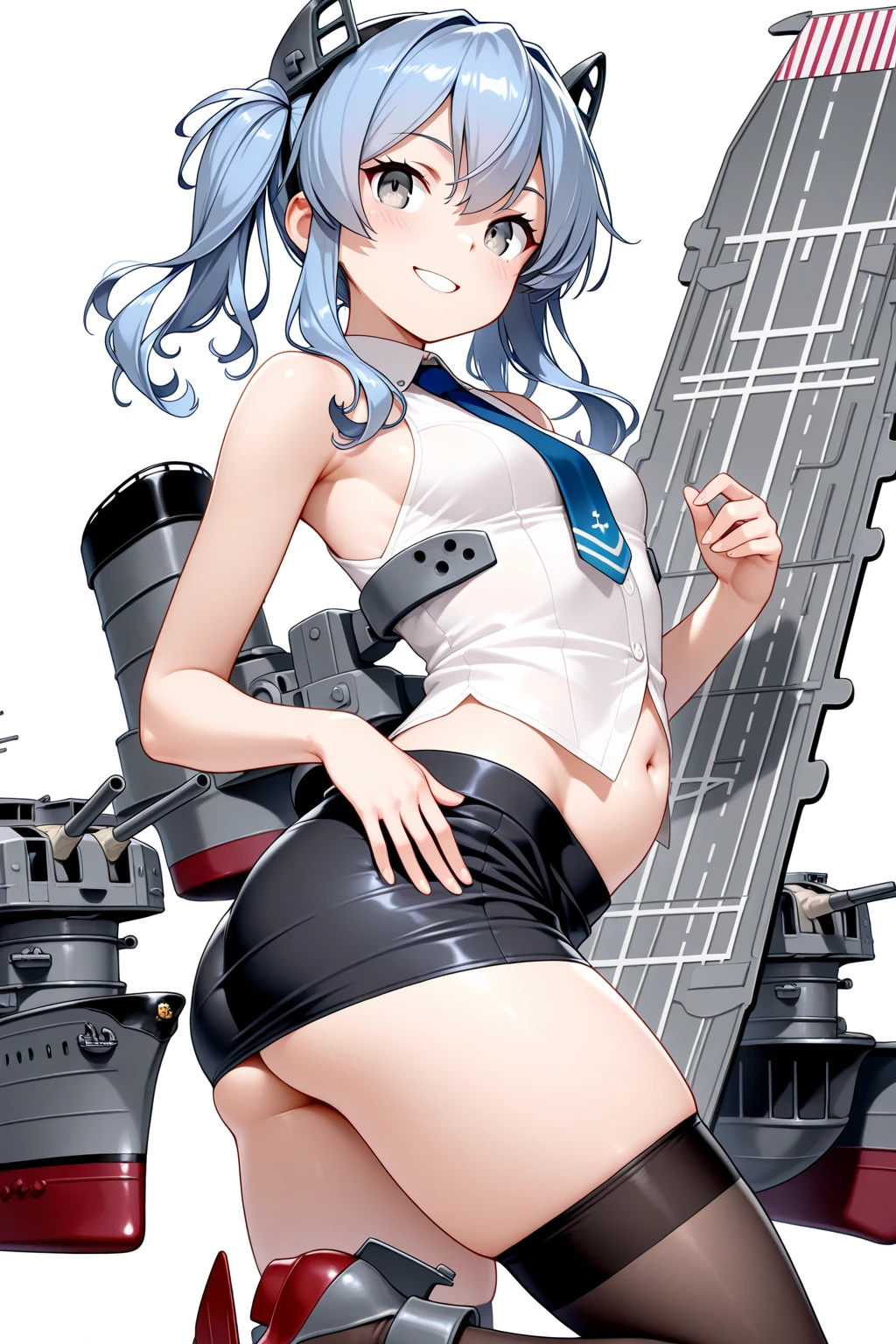 (Very detailed CG Unity 8K 壁紙),(masterpiece), (Highest quality), (Very detailed), (Best illustrations),(Best Shadow)、1girl arched_back ass black_socks blush breasts butt_crack ebifurya foreshortening from_behind furrowed_brow grey_eyes hair_between_eyes heavy_breathing highres kantai_collection large_breasts light_brown_hair looking_at_viewer looking_back no_shoes one-hour_drawing_challenge panties parted_lips partially_ass visible_vulva raised_eyebrow red_panties shoulder_blades sidelocks simple_background socks solo steaming_body sweat teruzuki_(kancolle) thick_thighs thighs topless twitter_username underwear underwear_only white_background
