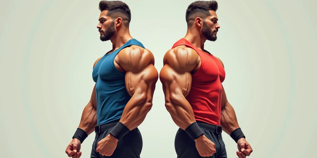 Eight-pack abs in the gym