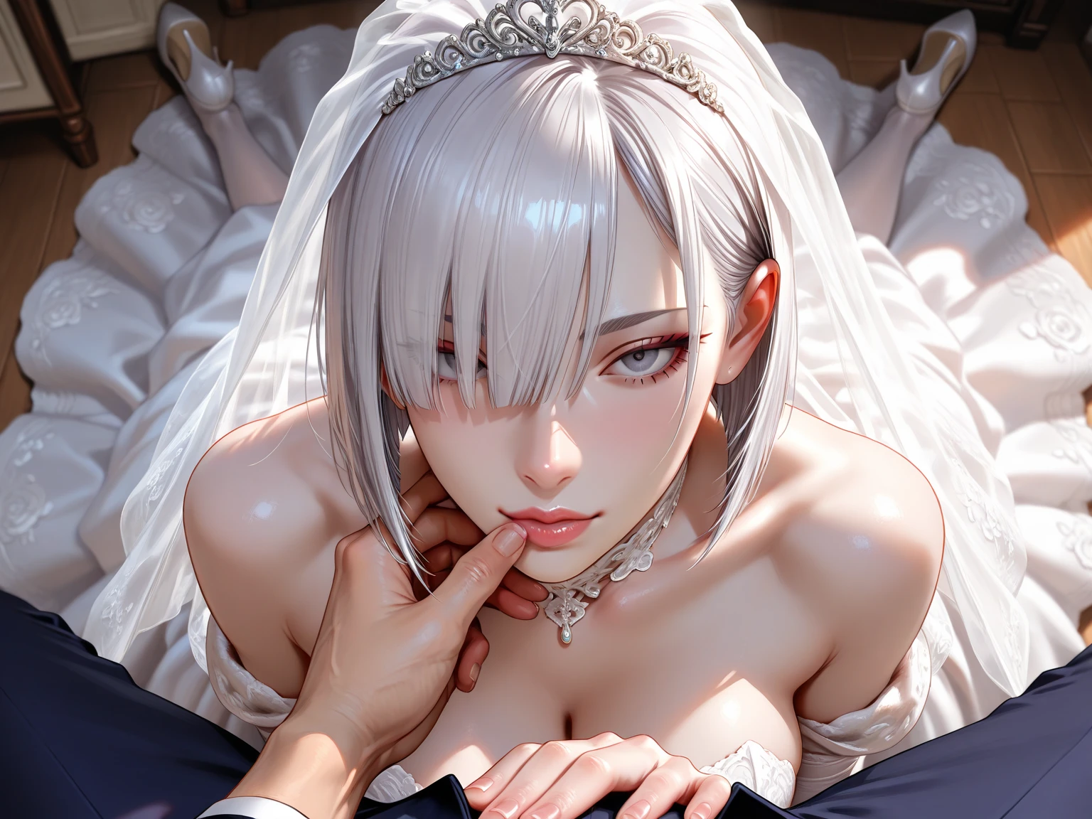 Russia、wedding veil、corset、The King's Bedroom、silver hair、Sexy Queen、Exhibitionist、Iは激しく絶頂します、big hips、wedding ring、Wedding dress、pantyhose、heart mark、A large amount of semen flows out of the penis、Transcendent Beautiful Married Woman、Kinky sex with the queen、stick penis in pussy、Hold the penis、suck dick、troubled face、close your eyes、feel ???????、climax、The muddy semen splatters on my face、Covered with sperm、have sex、Sex Crazy、sex addiction、Covered in sex、Covered in shame、pubic hair、Covered with saliva、close your eyes、I&#39;I am excited、sexy scream、shout obscenely、とてもtroubled face、open your mouth