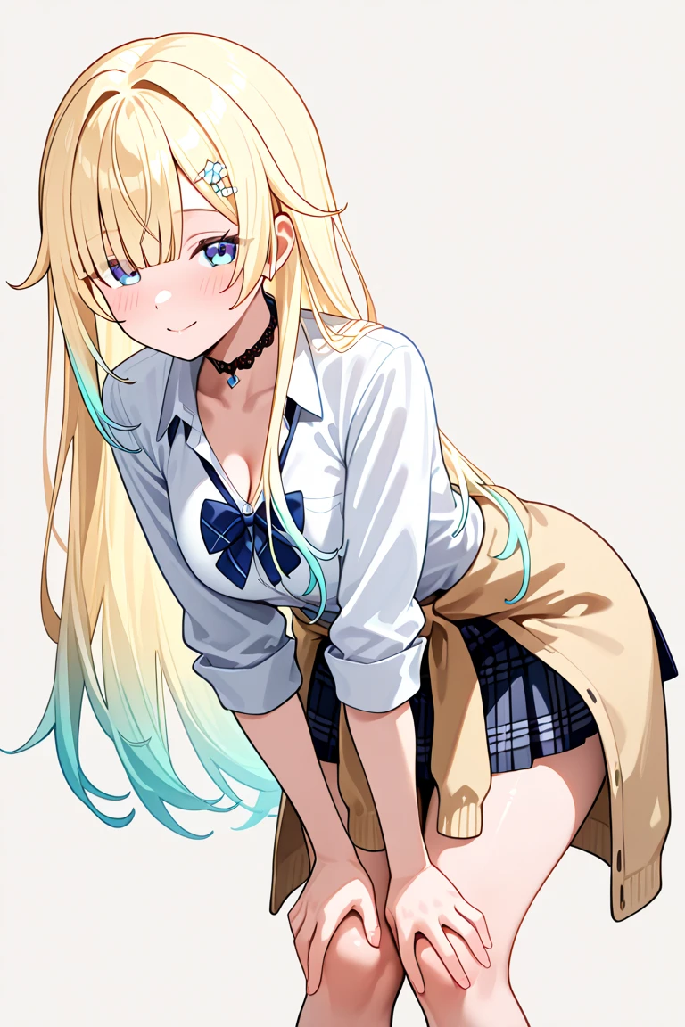 Realistic、1house wife、blonde hair、twin tail, Blue eyes, (eye focus:1.3,face focus),(Gradient eyes:1.3),(sexy panties, skirt
)、open mouth,(grin:1.3),forehead,cute face、((Thick thighs、Beautiful thighs)),((Looking back from behind)), A condescending gaze on the viewer