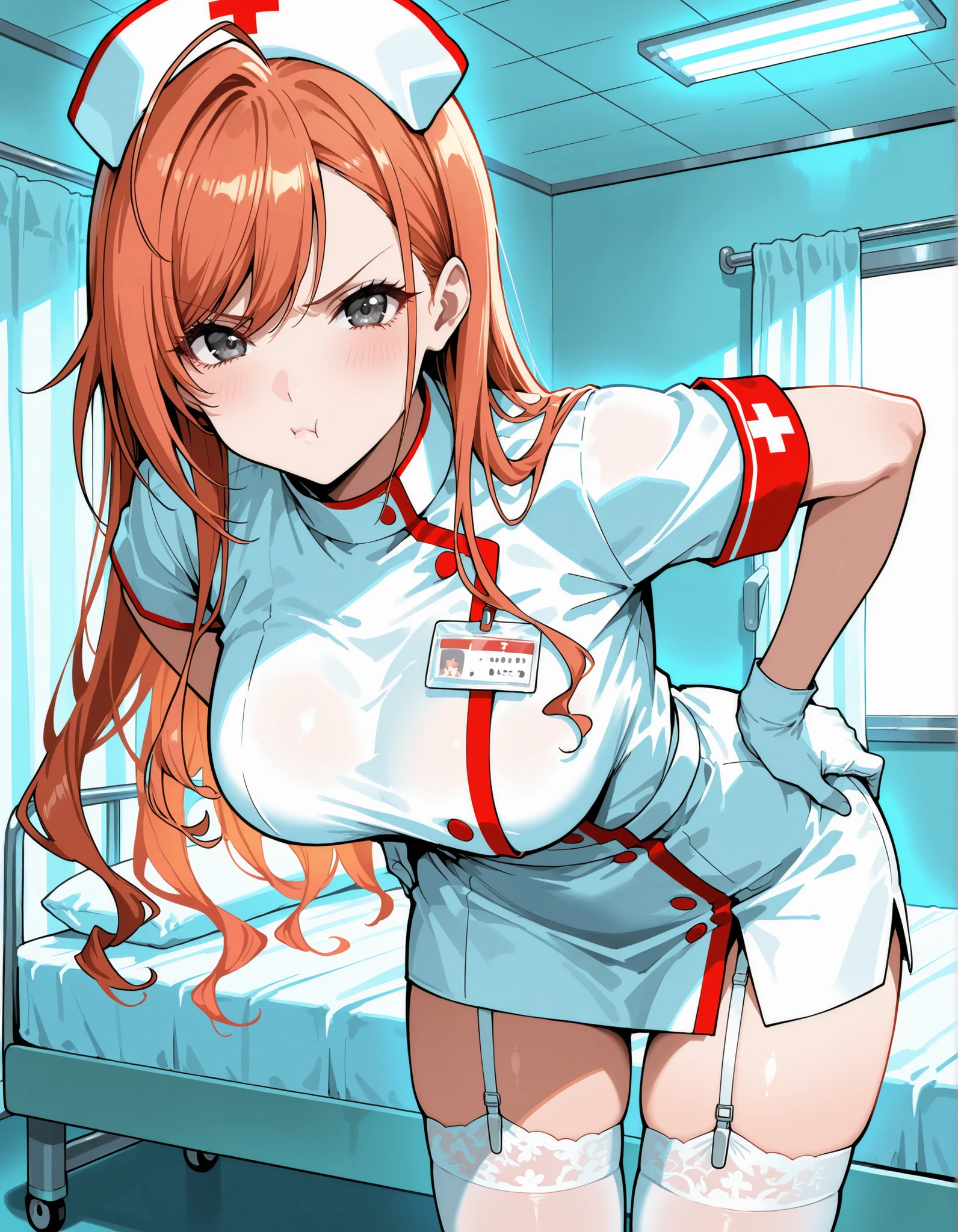 White gloves, red eyes, white jacket, white skirt, best quality, masterpiece, Highly detailed, illustration, absurdres, white military uniform, white uniform, white hat, standing, solo, 1girl, standing at attention, expressionless, blank eyes, looking at viewer, emotionless, corruption, mind control, female combatant, full body, hypnotized, unhappy trance, perfect female body, extremely glossy latex, belt, hypnosis, hypnoLora, empty eyes, Mind control device, thigh high, Bleach, Quincy, thighhighs, tight miniskirt, expressionless, blank eyes, looking at viewer, emotionless, corruption, mind control, female combatant, hypnotized, unhappy trance, obey, perfect female body, hypnosis, hypnoLora, empty eyes, Mind control device, Slave, hat, dark persona, (((pixel-perfect, detail-perfect))), solo, 1girl, hair ornament, twin tails, long hair, red hair, blue eyes, large breast, huge breast, AiriV4, (((lying down on city, lying down)))