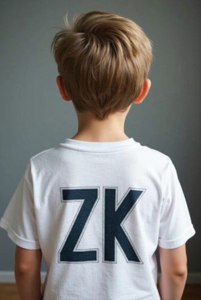 Handsome boy wearing t shirt printed letter I