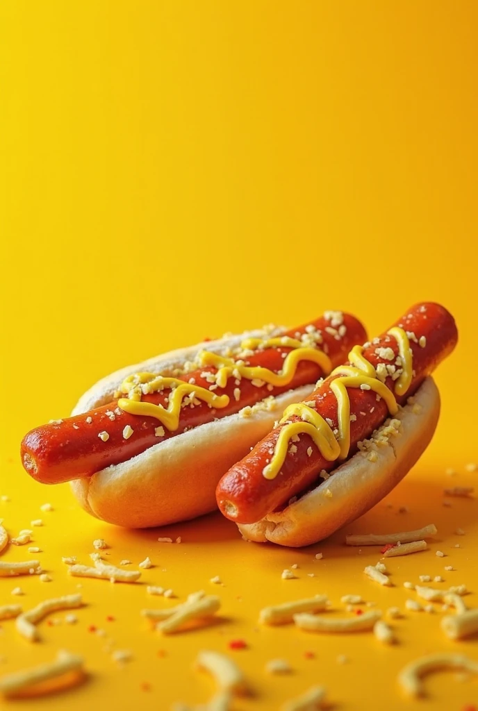 masterpiece, high quality, best quality, hot dog, ketchup and mustard, foodphoto, <lora:foodphoto:0.6>,