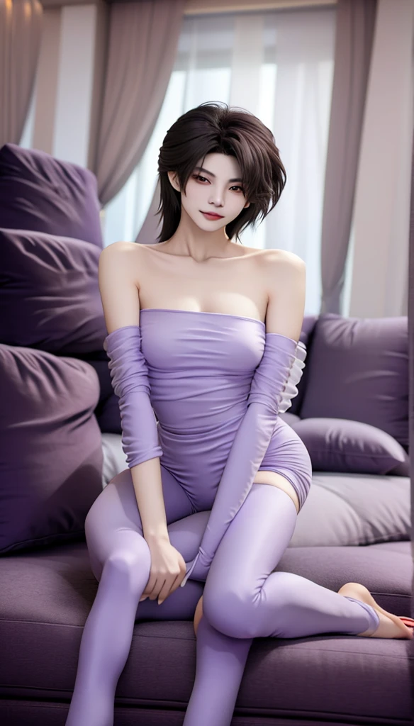 (sit next to:1.3, throw), One person, solo, High resolution, masterpiece, accurate, Anatomically correct, Winner of numerous awards, Highest quality, Damaged, High-resolution model, High detail, Retina, Very detailed, Textured skin, Ultra high definition, movieの光効果, movie, movie撮影, Chiaroscuro, Background blur, Everything detailed and exquisite、Complete human body、Correct human body、Perfect human body、Accurate human body、Detailed Background、Exquisite background oily skin, Glowing Skin、Realistic skin texture、Beautiful skin in every detail、Glowing Skin、Glowing Skin,
((Gold desaturated lighting:1.8、Fascinating face、Enthusiastic、sexual excitement))
Full Body Shot, Low camera angle, Perfect face and eyes、
((Super slender body、Big Breasts)), (Night Dress、Split Dresses、 White Dress :1.5、Purple eyes、Pink Lip Gloss:1.3), (Nightclub:1.1, Night Lounge:1.1, Drunk, drink alcohol), (Big white sofa :1.1)
