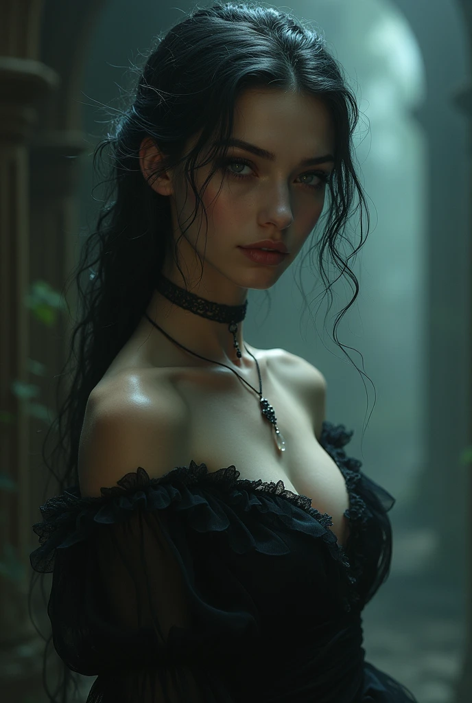 create an ecchi gothic