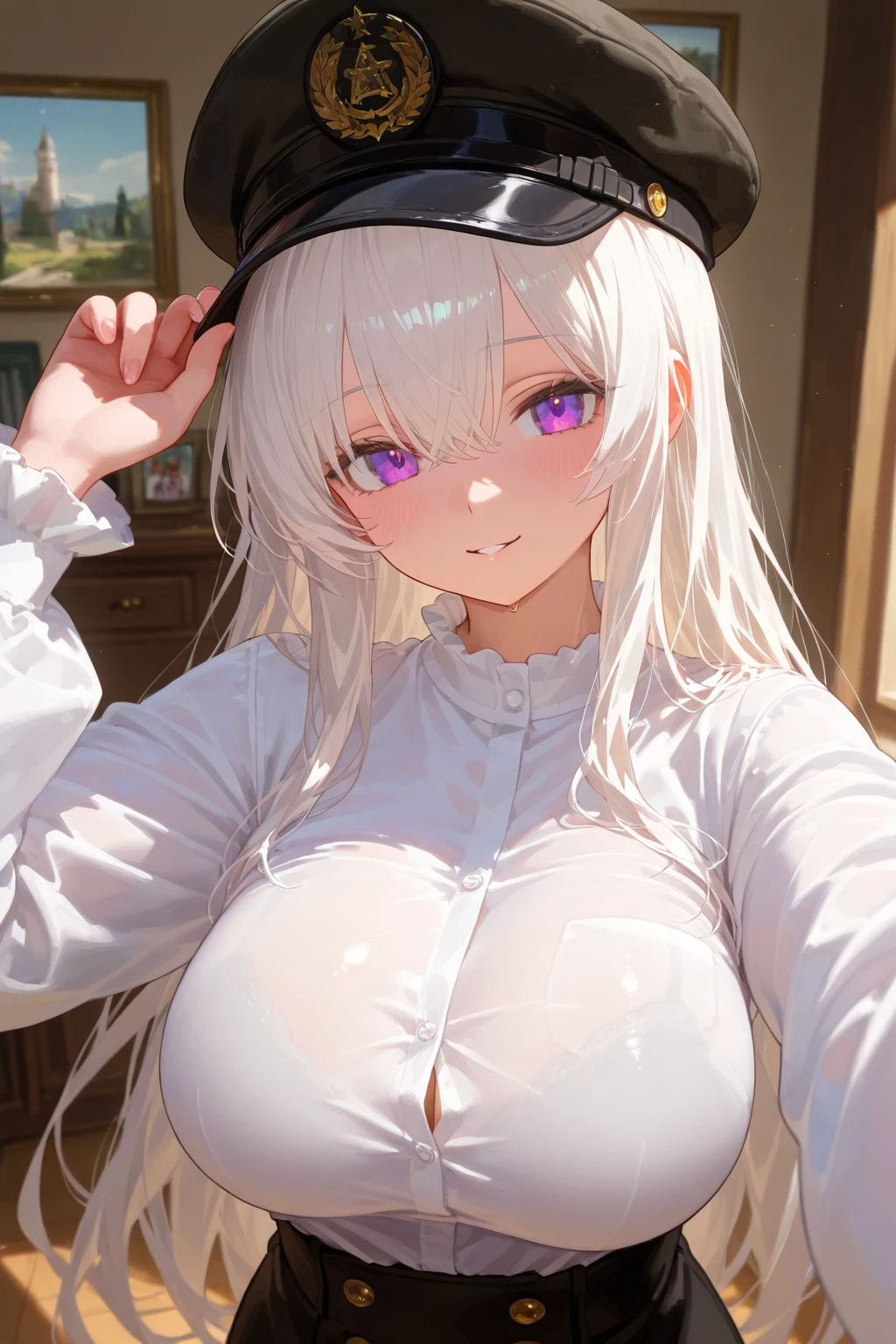 ((((NSFW)))), masterpiece, Hi-Res、top-quality, The ultra -The high-definition, max resolution, ighly detailed, traveller、adventurer、Sorcerer、Magister Wizard Hat、Sorcerer's Wand、Paleography、Deep in the dungeon、Clothes are torn、no skirt、(Human ear、Ordinary ears)、Professonal lighting, pretty skin, Very pretty, white hair、Young Face, (((droolng、Crowded, 1girl in, blush, (Cold days、White sigh))))、Embarrassing breasts, Women's value, From above, (((((((crouching down、crouch down and look up、blow job、Grab your and suck it、チンコしゃぶる、Sucking viewers' dicks、Hold your dick in your hand、Sucking with your mouth、おちんちんべろべろ 、Sucking with your mouth、Deep throating、Imarachio、Deep throat))))、Charming)、(Love Juice)))、 nabel, cleanness, No panties、(Semi-undressed panties)、Solo, Charming, sweat drops, Angle from above、(nipplesout:1.01)、cowboy shot、Disheveled clothes、(((Masturbation with your fingers、While masturbating、Masturbation and、Depiction of love juice splashing from the crotch to the viewer、Releasing love juice to viewers at a tremendous speed)))、Perfectly structured limbs