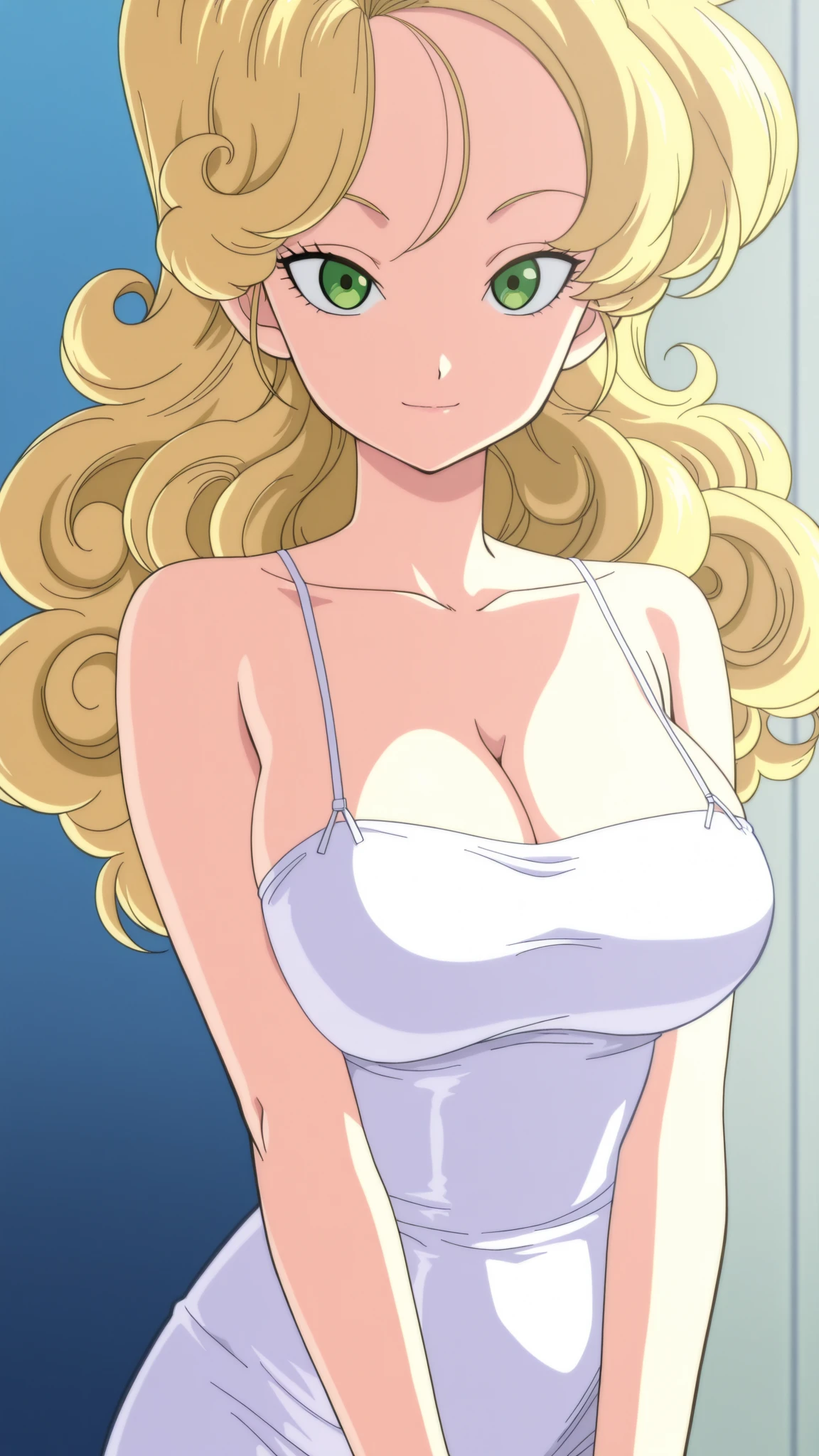 1girl, solamente, Afrodita, blonde hair, adornos para el cabello, flores en el cabello, pechos enormes, micro bikini, escote, cuello, pulseras doradas, obra maestra, mejor calidad, colores vibrantes, NSFW, oversized gigantic breast, Mujer completamente madura, blue eyes, Cabello largo, happy face, white bikini, in the beach, (Beautiful_cara:1.5), (estrecho_cintura) cinematic lighting, bust shot, extremely detailed CG unity 8k wallpaper, muscular, smile,